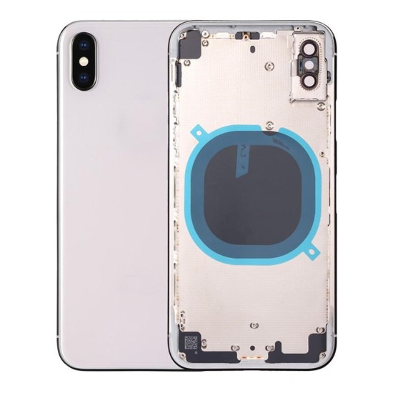 TAMPA TRASEIRA COM FRAME APPLE IPHONE XS BRANCO